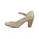 escarpins brides beige clair mode femme printemps été vue 3
