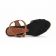 nu-pieds semelle corde marron noir mode femme printemps été vue 4