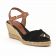 nu-pieds semelle corde marron noir mode femme printemps été vue 1