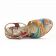 nu-pieds semelle liège multicolore mode femme printemps été vue 4