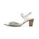 nu-pieds talon blanc mode femme printemps été vue 3