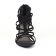 nu-pieds talon noir gris mode femme printemps été vue 6