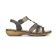 sandales gris taupe mode femme printemps été vue 2