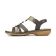 sandales gris taupe mode femme printemps été vue 3