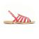 sandales rose mode femme printemps été vue 2
