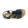 sandales semelle corde bleu mode femme printemps été vue 4