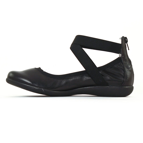 ballerines noir mode femme printemps été - Photo Produit 2