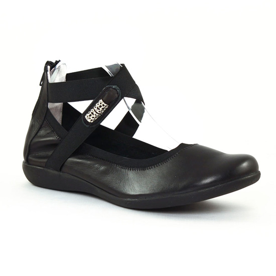 ballerines noir mode femme printemps été - Photo Produit 6