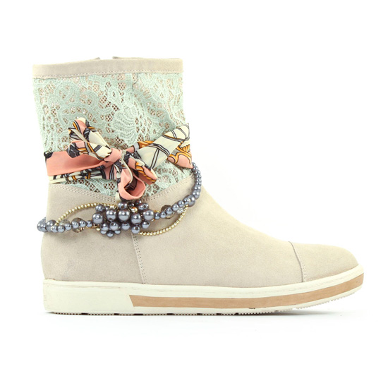 boots d'été beige mode femme printemps été - Photo Produit 2