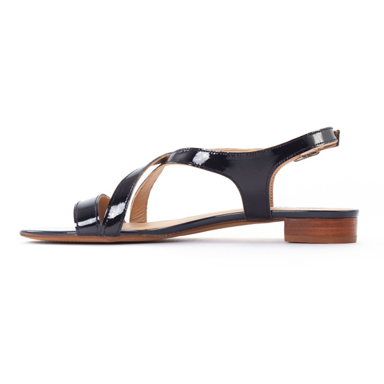 sandales bleu marine mode femme printemps été - Photo Produit 3