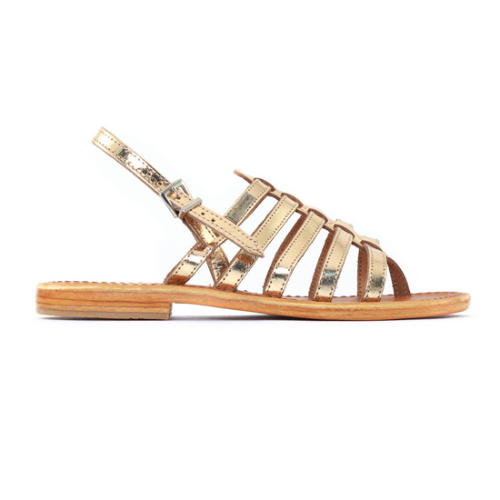 sandales doré mode femme printemps été - Photo Produit 2