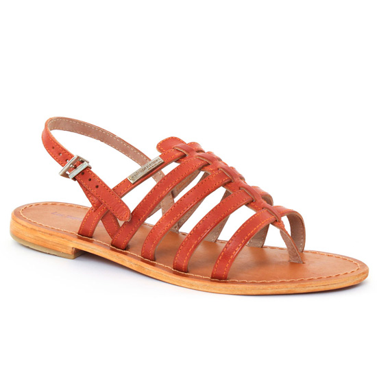 Nu Pieds Et Sandales Les Tropeziennes Heriber Orange, vue principale de la chaussure femme