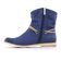 boots bleu mode femme printemps été vue 3