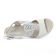 nu-pieds compensés blanc cassé mode femme printemps été vue 4