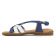 sandales bleu mode femme printemps été vue 3
