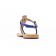 sandales bleu mode femme printemps été vue 7