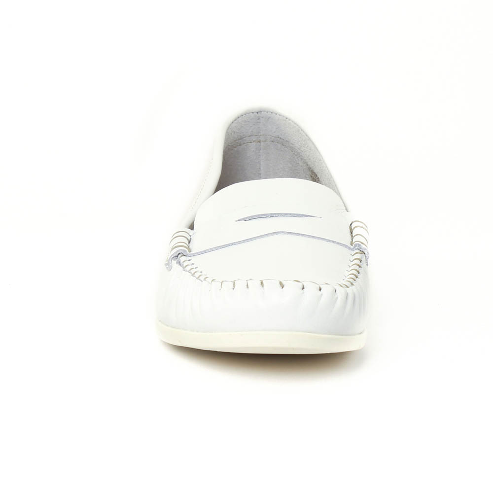 mocassin femme lacet