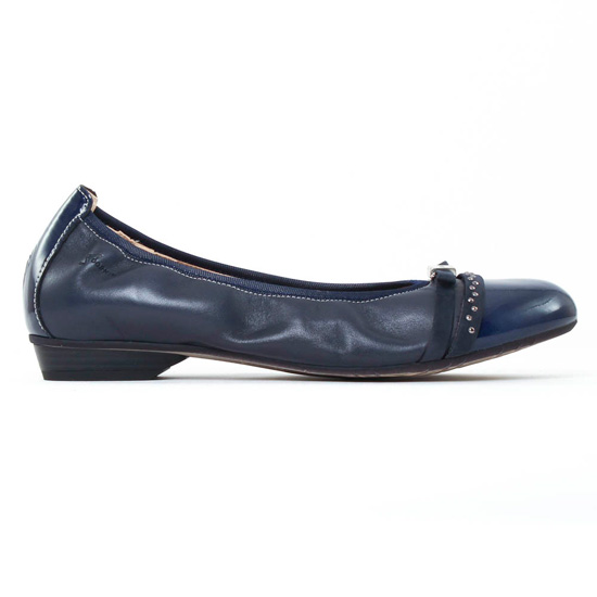 ballerines confort bleu marine mode femme printemps été - Photo Produit 2