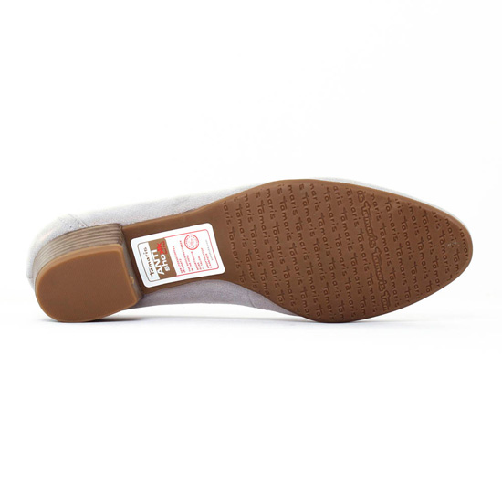 ballerines talon argent gris mode femme printemps été - Photo Produit 5