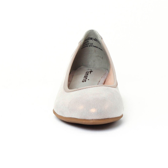 ballerines talon argent gris mode femme printemps été - Photo Produit 6