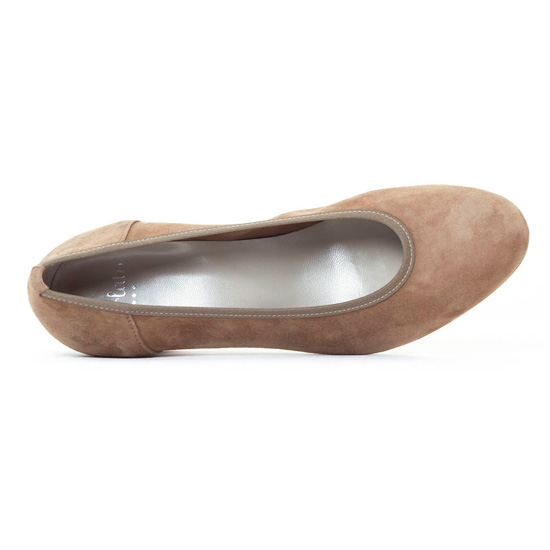 escarpins à talon carré beige mode femme printemps été - Photo Produit 4