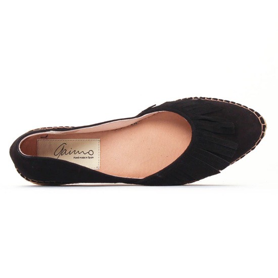 espadrilles noir mode femme printemps été - Photo Produit 4