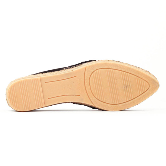 espadrilles noir mode femme printemps été - Photo Produit 5