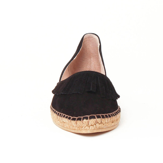 espadrilles noir mode femme printemps été - Photo Produit 6