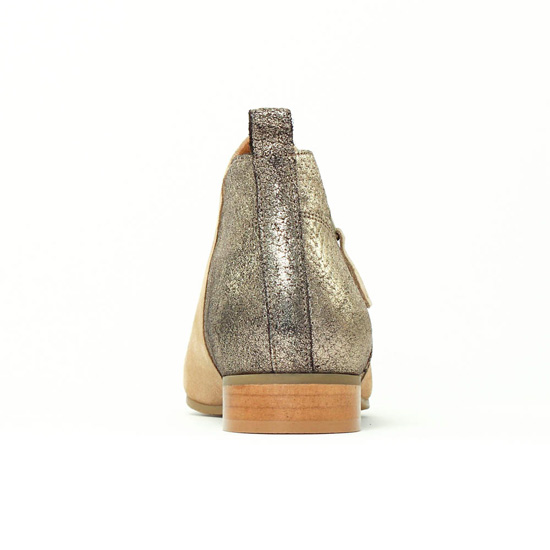 low boots python gris beige mode femme printemps été - Photo Produit 7