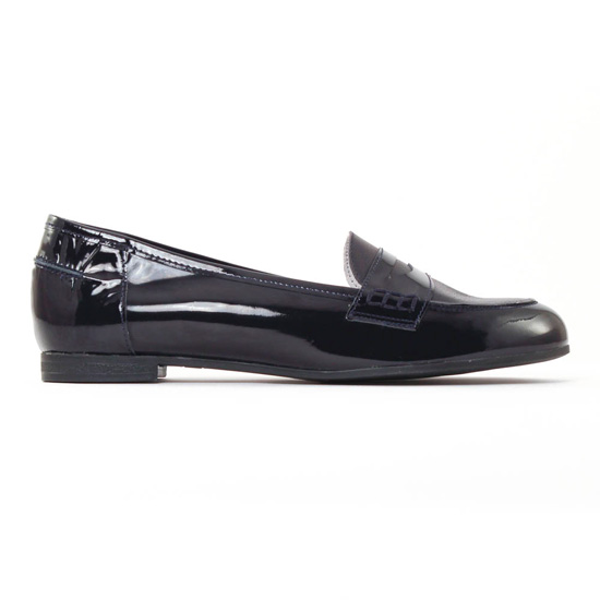 mocassins bleu marine mode femme printemps été - Photo Produit 2
