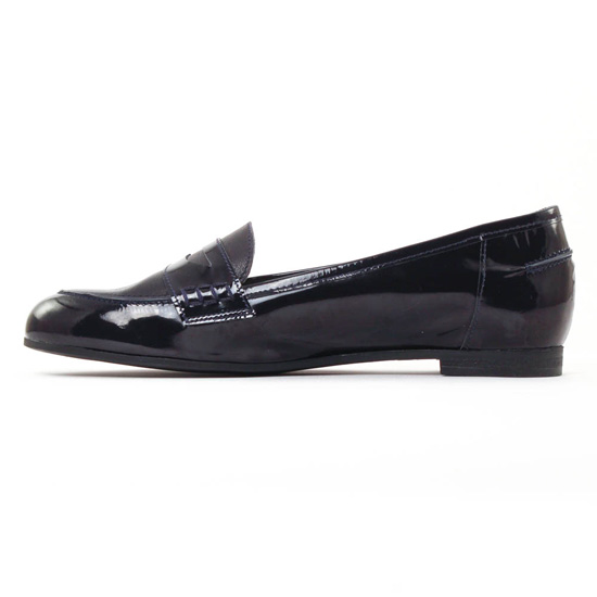 mocassins bleu marine mode femme printemps été - Photo Produit 3