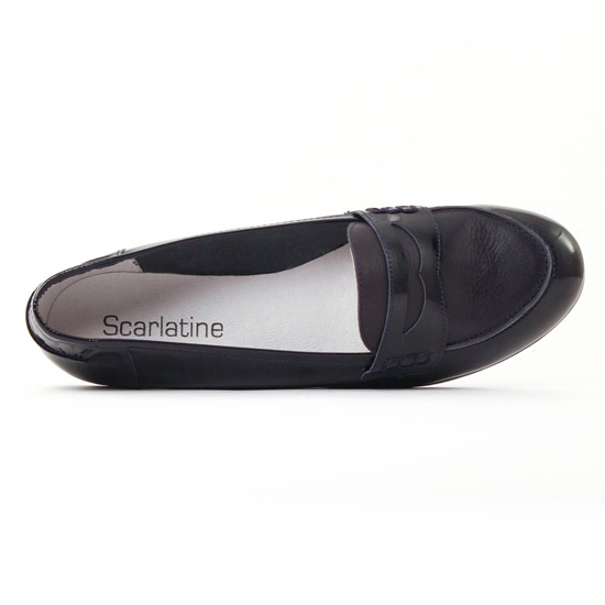mocassins bleu marine mode femme printemps été - Photo Produit 4