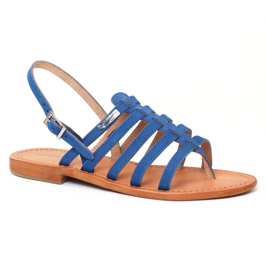 Nu Pieds Et Sandales Les Tropeziennes Hook Bleu Roy, vue principale de la chaussure femme