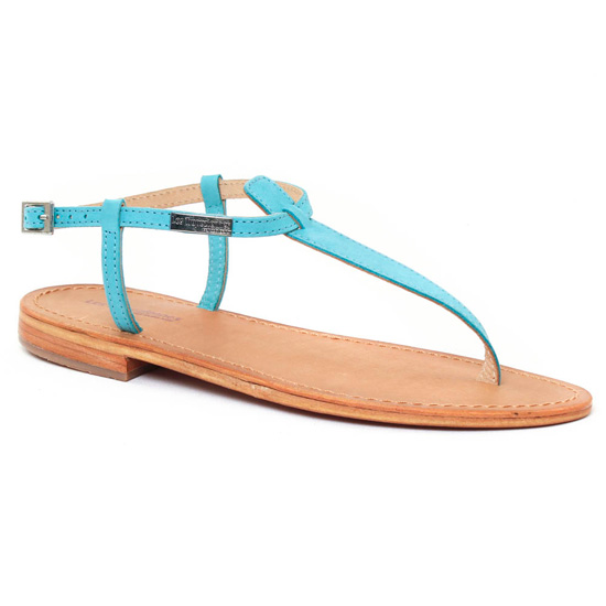 Nu Pieds Et Sandales Les Tropeziennes Narbuck Turquoise, vue principale de la chaussure femme