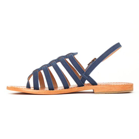sandales bleu marine mode femme printemps été - Photo Produit 3