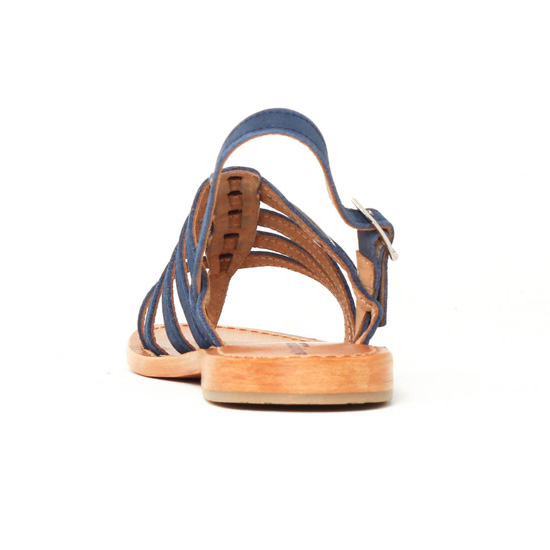 sandales bleu marine mode femme printemps été - Photo Produit 7