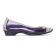 ballerines talon violet doré mode femme printemps été vue 2