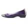 ballerines talon violet doré mode femme printemps été vue 3