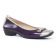 ballerines talon violet doré mode femme printemps été vue 1