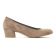 escarpins à talon carré beige mode femme printemps été vue 2