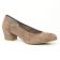 escarpins à talon carré beige mode femme printemps été vue 1