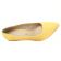 escarpins jaune mode femme printemps été vue 4