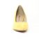 escarpins jaune mode femme printemps été vue 6