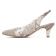 escarpins python beige mode femme printemps été vue 3