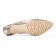 escarpins python beige mode femme printemps été vue 5