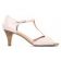 escarpins salomé rose mode femme printemps été vue 2
