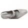 escarpins trotteur gris argent mode femme printemps été vue 4