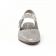 escarpins trotteur gris argent mode femme printemps été vue 6
