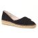 espadrilles noir mode femme printemps été vue 1