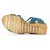 nu-pieds compensés bleu mode femme printemps été vue 5